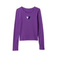 thumbnail image 1 of Remera Henley de Manga Larga con Canalé para Niñas GAP Ultra Violeta Talle M, 1 of 1