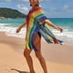 thumbnail image 3 of Traje de baño de punto para cubrir, traje de baño de punto para mujer, diseño fácil de usar, 3 of 8