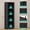 Black, variant on Aheaplus Farmhouse Pantry Storage Cabinet - Freestanding Narrow Cabinet with Adjustable Shelves for Kitchen, Bathroom & Utility Room,White Oak