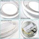 thumbnail image 5 of Lámpara de techo LED de 32 W, 6000 K, montaje empotrado redondo, iluminación de techo, color blanco, moderno, cerca de las luces del techo, para dormitorio, cocina, comedor, luces de techo (blanco frío) Sailing Electrónica, 5 of 5