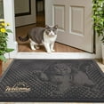 thumbnail image 2 of PABUBE Outdoor Doormat, British Shorthair Welcome Mat, Heavy Duty Durable Doormat Outdoor Entrance, Non-Slip Dirt & Mud Trapper Outdoor Mat for Front Doors, 2 of 10