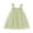 Green, variant on SonxaHe Toddler Girls' Dresses Floral Embroidery Sleeveless Tulle Dress Child Summer Stylish Cozy Party Dresses Blue,Size 2-3 Y