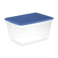 thumbnail image 1 of Sterilite 55L Storage Box Blue, 1 of 4