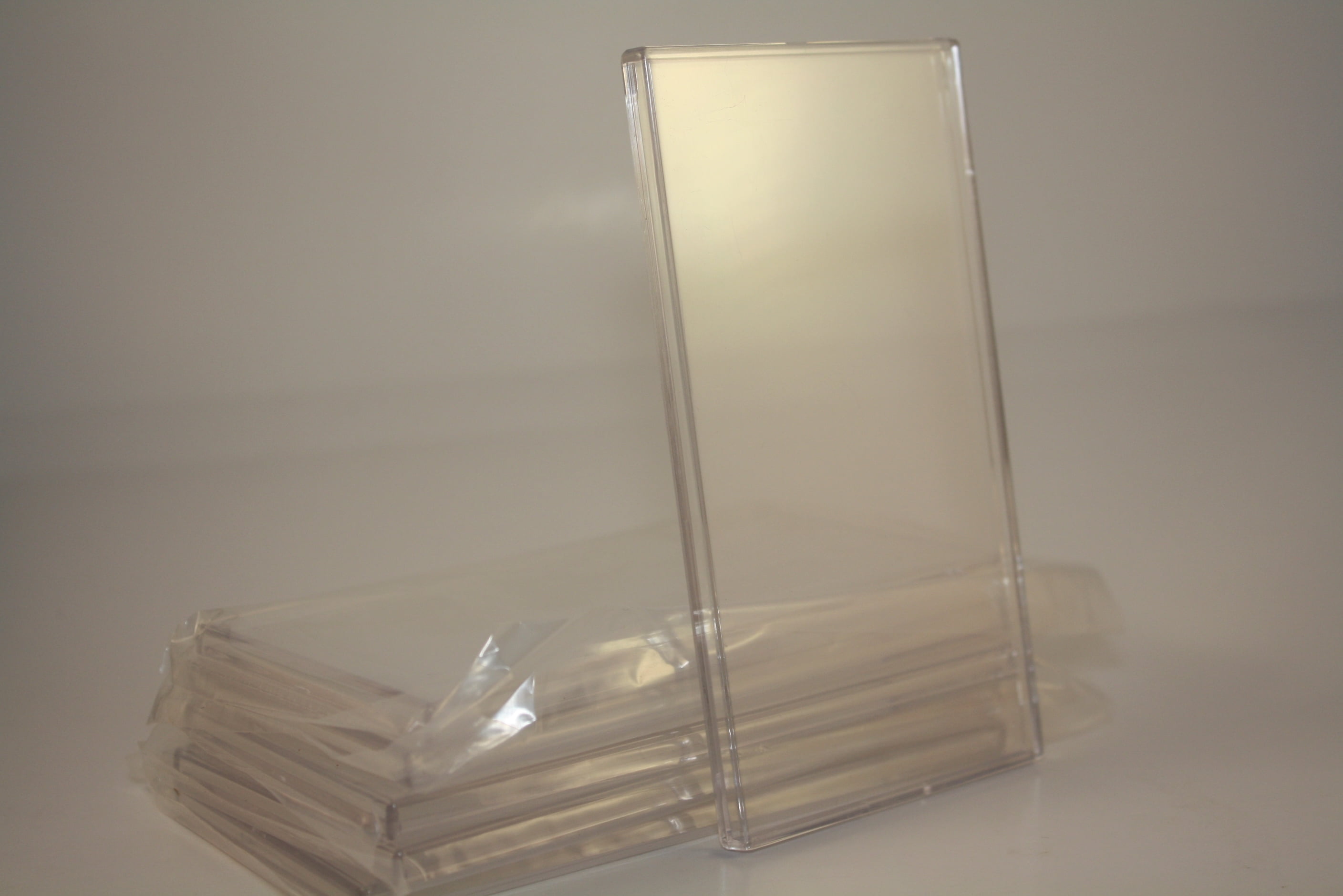 Lot of 5 Trading Card Holders for 43/4" TALL & THICK 55pt Cards Long