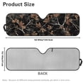 thumbnail image 7 of Yuyamidu Camo Hunting Wood Windshield Sun Shade for Jeep Wrangler JK JKU JL JLU, Fashion Window Sun Visor for UV Rays & Heat Protection, 7 of 7