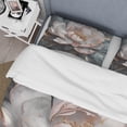 thumbnail image 4 of Designart "Peonies Blooming Pink Grey I" Floral Peony Bedding Covert Set - Peonies Pink Floral Bed Set With 1 Sham, 4 of 6