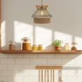 thumbnail image 1 of Cubierta de luz de araña Retro, decoración de pantalla de cuerda tejida, iluminación decorativa, luz colgante para cocina, mesa de comedor y casa, 1 of 8