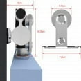 thumbnail image 3 of CCJH Stainless Steel 13FT Sliding Barn Door Hardware Kit Fit 78" Width Single Door T-Shaped Silver, 3 of 4