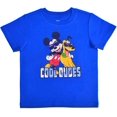 thumbnail image 6 of Disney Mickey Mouse Boy's 3-Piece Cool Dudes T-Shirt and Jogger Pant Set, Blue, Size 5T, 6 of 7