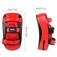 thumbnail image 6 of Boxing Pad,Pad Curved Pad Mitten Curved Mitt Mitten Equipment Women Thai Pad Curved Pad Men And Mitt Pad Kick Muay Thai Pad Arm Pad White Red White & Red, 6 of 7