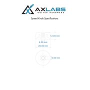 AxLabs Speed Knobs - 18 Spline (Set of 2)