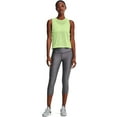thumbnail image 3 of Under Armour Womens HeatGear High Waisted Pocketed Capri Charcoal Light Heather 019/White X-Small, 3 of 4