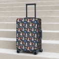 thumbnail image 5 of Yiaed Garden Gnomes Print Travel Luggage Cover Suitcase Protector Fits 18-32 Inch Luggage Wheel Covers Patterned Elastic Luggage Anti-scratch（No luggage）-Large, 5 of 5
