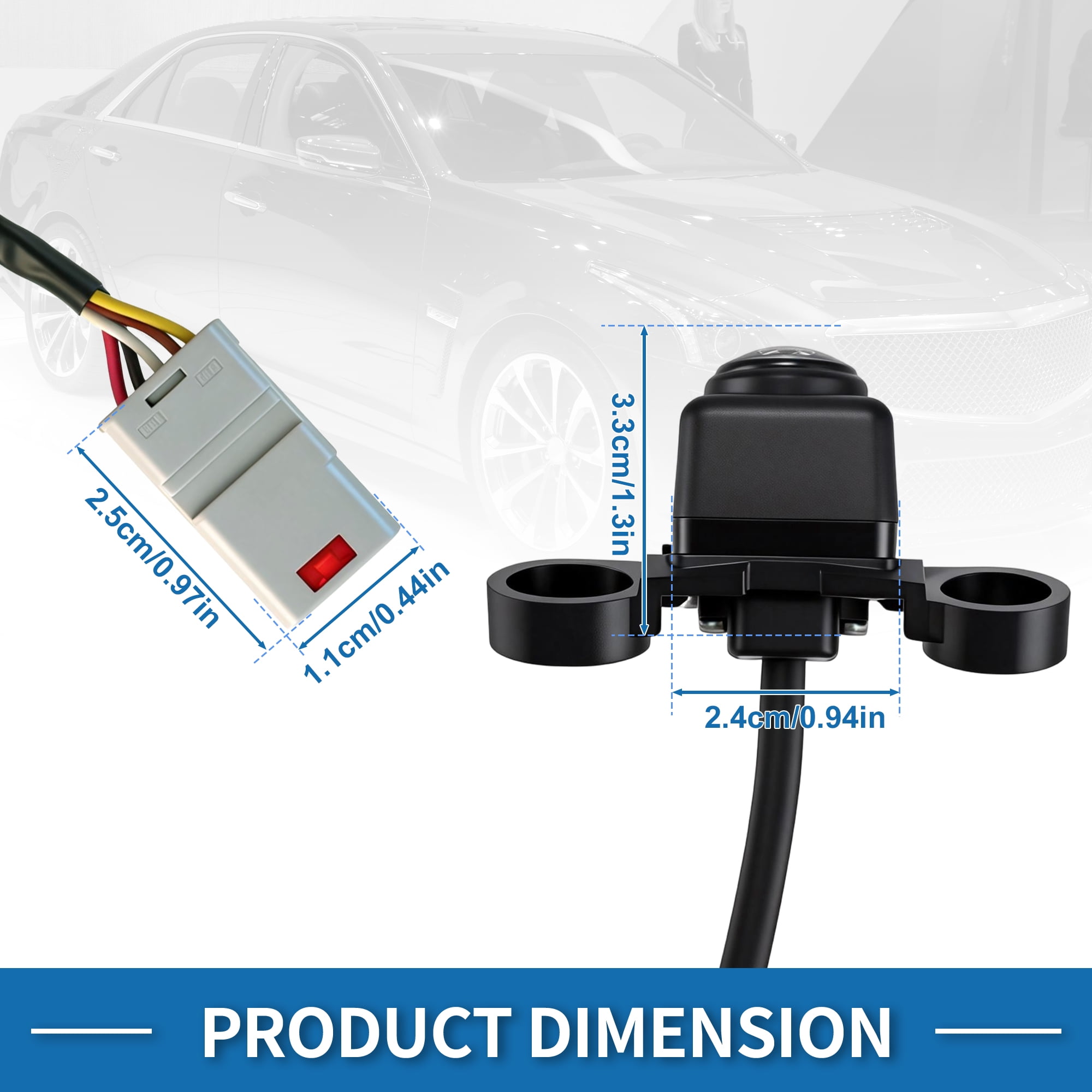 Unique Bargains Front View Park Assist Camera Replacement for Cadillac CTS 2014-2019