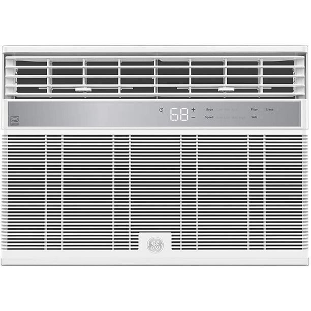 GE 10000 BTU Smart Window Air Conditioner with Wifi Connect, 3 Fan