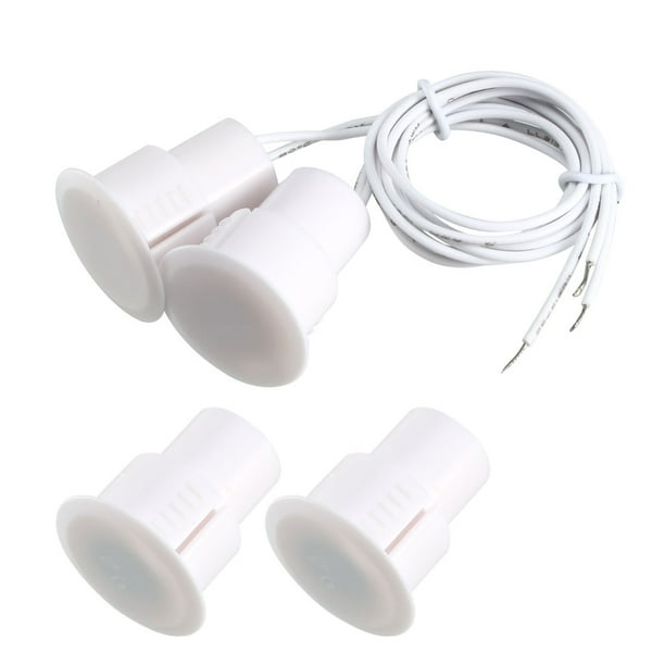 2pcs RC36 NC Recessed Wire Door Contact Sensor Alarm Reed