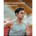 thumbnail image 4 of New Shokz OpenRun Pro 2 - Open-Ear, Bone Conduction Sport Headphones - Sweat Resistant, Workout Headphones with 30ft Bluetooth - Secure, Comfortable Fit - Deep Bass and Smart Mic - Shokz App (Black), 4 of 9