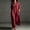 Wine Red, variant on Morttic Women's Solid Color Lapel Collar Half Button Maxi Shirt Dress – Short Sleeve Side Pockets Summer Beach & Daily Wear Pink,S