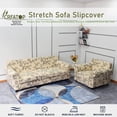 thumbnail image 2 of Pet Soft Stretch Sofa Cover for 2 Separate Cushion Sofas (Size Medium, 09), 2 of 7