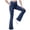 Dark Blue, variant on Girls Flare Leggings High Waisted Stretchy Dance Yoga Pants Kids Full Length Bell Bottom,11-12 Years,Army Green