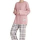 thumbnail image 1 of Gibobby Conjunto de pijama para mujer Conjunto de pijamas para mujer, pijamas de talla grande para mujer, pijamas informales, tirantes de encaje para mujer(Rosa,M), 1 of 5