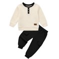 thumbnail image 6 of GYRATEDREAM Toddler Boy Clothes Set Long Sleeve Sweatshirt and Pants Fall Winter Outfits 2T 3T 4T 5T 6T, 6 of 9