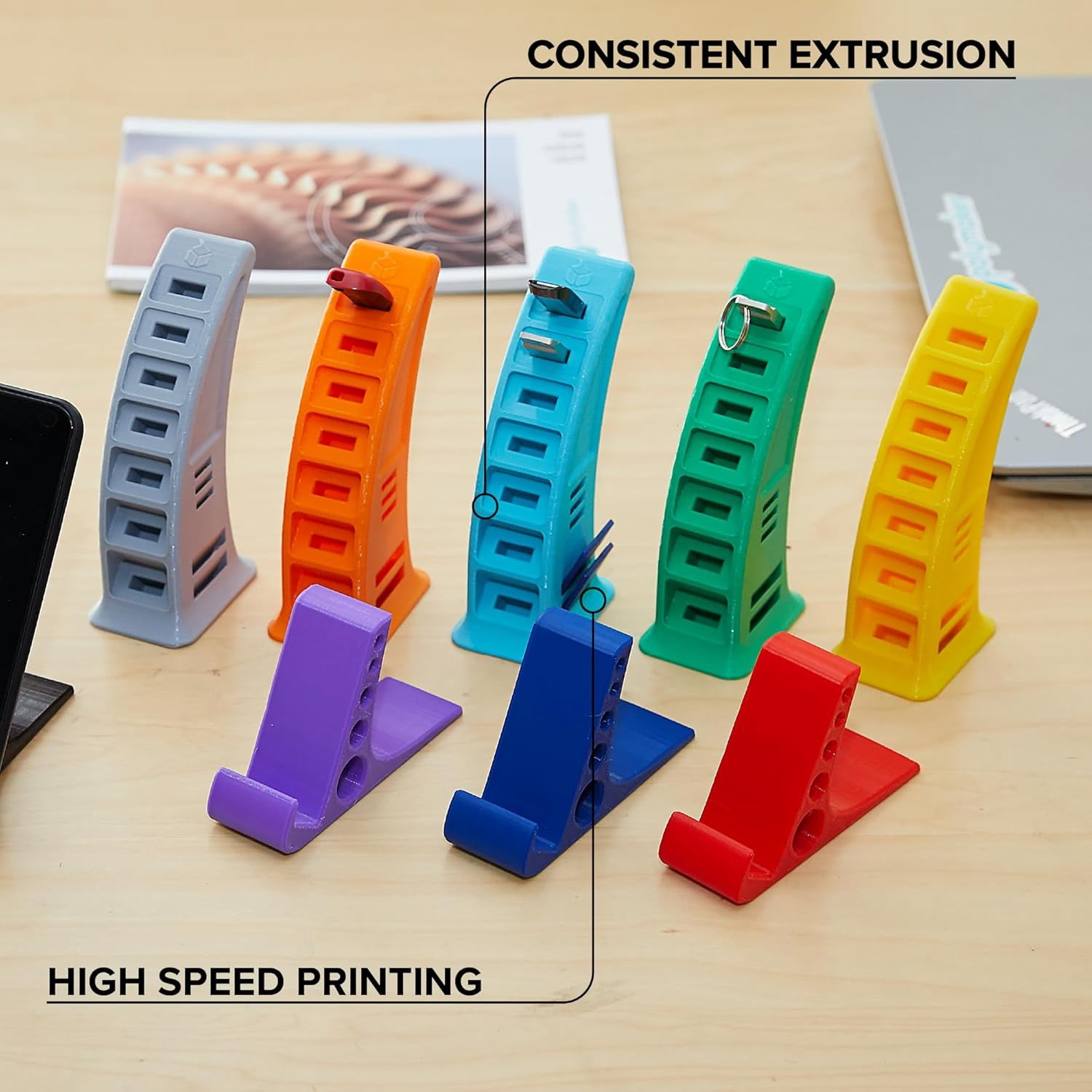 PETG Teal 3D Printer Filament 1.75mm 1kg, High Speed PETG up to 300mm/s, High Strength New Formula, Excellent Layer Adhesion, Warp Free, Compatible with Most 3D Printers