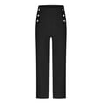thumbnail image 2 of Gamivast My Order History Online Girls Cotton Linen Pants Casual Trendy High Waist Y2K Trousers Straight Leg Pants Vacation Beach Pants Lightweight Placed Recently by Me Delivery Status, 2 of 7