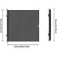 thumbnail image 2 of Puerta Retráctil Puerta de malla expandible de 68x125 cm para mascotas, ideal para puertas, perros, cachorros, gatos y mascotas pequeñas. Instalación sin taladros (Negro, 1 pieza). Rkxzt, 2 of 3