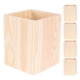 thumbnail image 1 of GOOHOCHY 5 portalápices de madera: portalápices de madera sin terminar, porta lápices en blanco para escritorio, organizador de pinceles DIY para suministros de oficina y pinceles de maquillaje, 10 x, 1 of 8
