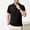 Black, variant on KLHDSF Men's Polo Shirts 3 Buttons Casual Work T-Shirts Quick Dry Short Sleeve Golf Shirt Pique Jersey Outdoor Performance Top Army Green L
