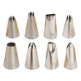 thumbnail image 1 of Flor Icing Tips Boquilla kit de consejos decoración pasteles glaseado consejos, cookie cupcake suministros para hornear, 1 of 6