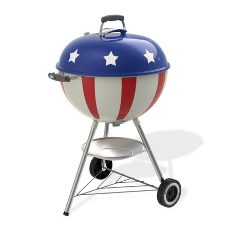 Weber 22" Star Spangled Charcoal Kettle Grill
