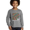 thumbnail image 2 of Wild Bobby 1 2 3 4 100 Days of School Colorful Counting, 100 Days of School 2024 2025 Design for Kids Youth Boys Girls School Youth Longsleeve Shirt, 2 of 6