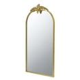 thumbnail image 4 of 24" x 42" Arched Wall Mirror with Gold Metal Frame, Wall Mirror for Living Room Bedroom Hallway, 4 of 11