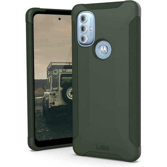 UAG Motorola Moto G Power (3rd Gen, 2022) Case (Compatible with North American Version Only) Scout Rugged Sleek Shockproof Lightweight Military Drop Tested Protective Cover, Olive