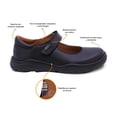 thumbnail image 2 of Zapato escolar Coqueta para niña de piel en negro Pilatus con ajuste cómodo, 2 of 5