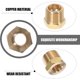 thumbnail image 3 of DEEPCRAFF 2Ud Adaptador De Manguera De Para Jardín Conector Resistente Y Duradero En Color Dorado, 3 of 8