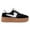 Black/White, variant on Thick Sole Suede Genuine Leather Classic Casual Walking Shoes,Brown Cow Print,Womens