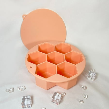

Haykey Silicone Ice Cube Tray Silicone Food Grade Honeycomb Ice Mould With Lid Whiskey Silicone Honeycomb Ice Ice Cube Trays For Freezer