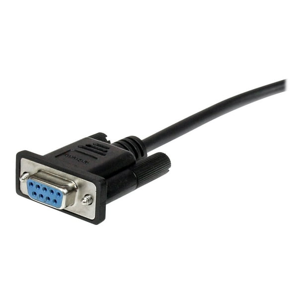 StarTech.com DB9 RS232 0.5m Noir Câble Série Droite - DB9 RS232 Câble d'Extension Série - Mâle à Femelle - 50cm (MXT10050CMBK) - Câble d'Extension Série - DB-9 (M) à DB-9 (F) - 1,6 ft - Noir - pour P/N: 1P3FPC-USB-SERIAL IC232TTL, Icusb23f, Icus2324