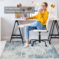 thumbnail image 5 of Aonewoe Office Chair Mat for Hardwood Floor Carpet, 36"X48" Desk Mat for Chair, Non Slip Computer Chair Mat, Floor Mat Office Rugs for Rolling Chairs Hardwood Floors, Abstract Blue, 5 of 7