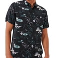 thumbnail image 4 of Rip Curl WASHED BLACK Men's Fun Times Short Sleeve Shirt, US Medium, 4 of 4