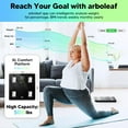 thumbnail image 2 of Arboleaf Smart Scale for Body Weight Body Fat, Digital Bathroom Scale with BMI, Muscle Mass, 14 Body Composition Metrics, Large LED Display,, 2 of 6