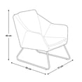thumbnail image 3 of SILLON OCASIONAL NÓRVA VELVET NEGRO, 3 of 3