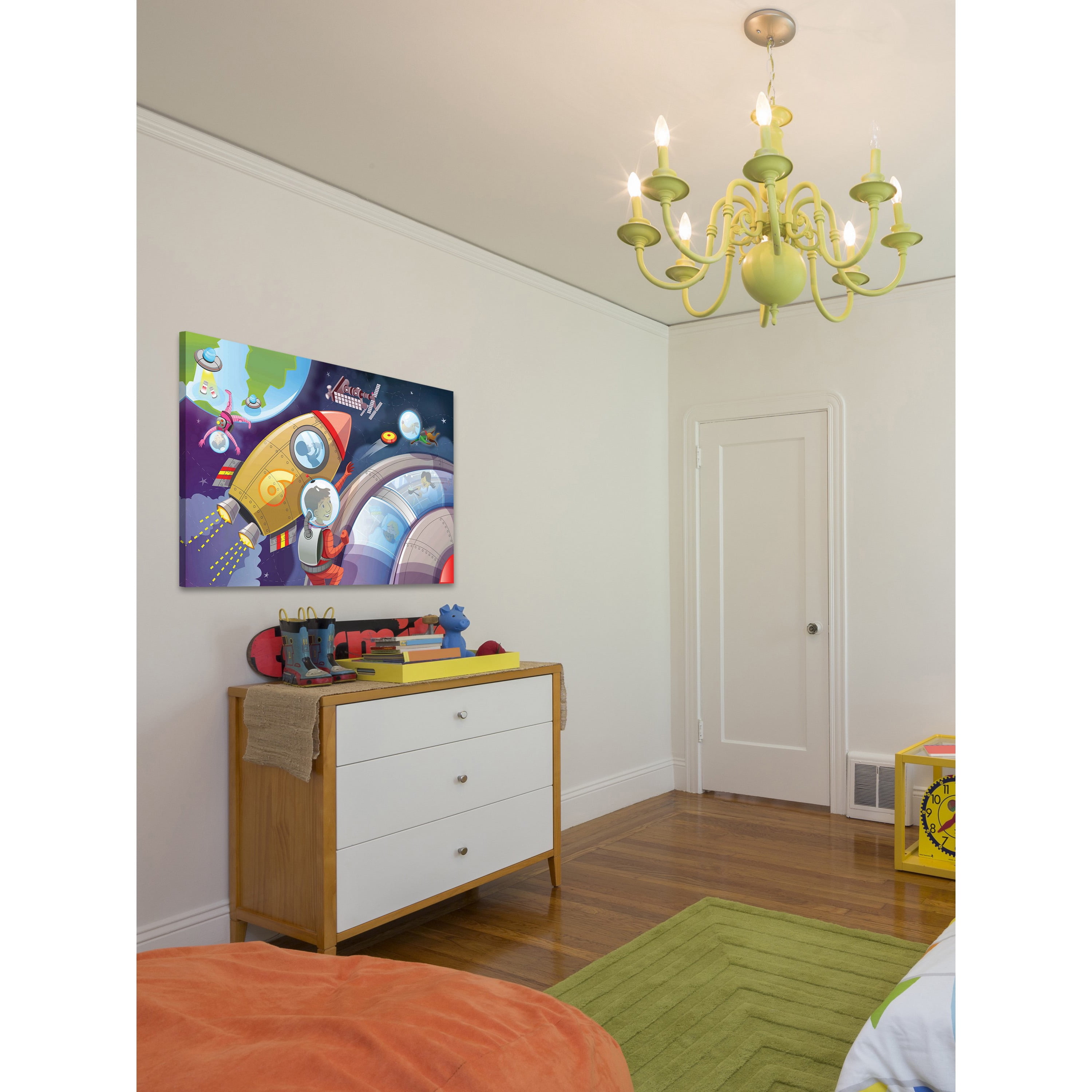 Marmont Hill "Astronauts" by Curtis Painting Print on Canvas