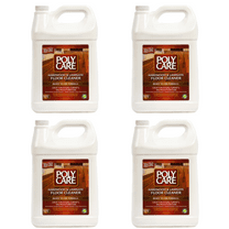 POLYCARE Hardwood Floor Cleaner Refill - 128 fl oz - 4 Pack - Fresh- Refill for Spray Mops and Spray Bottles - Residue-Free Floor Cleaning Solution for Wood or Laminate Floors