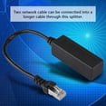 thumbnail image 2 of Adaptador de cable Ethernet RJ45 Mugast 1 macho a 3 hembras negro, 2 of 7