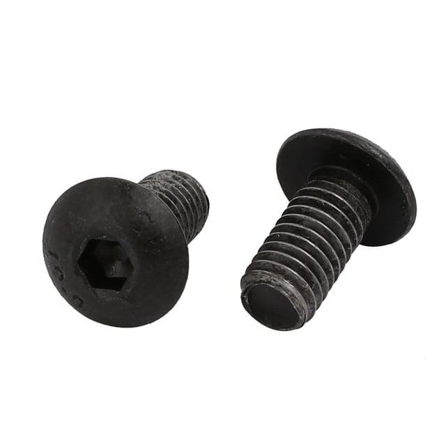 Uxcell Tornillo de rosca izquierda hexagonal de 10.9 grado M5x10mm paquete de 2