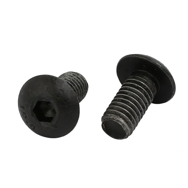 Uxcell M5x10mm 10.9 Grade Hex Socket Reverse Left Hand Thread Screw